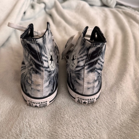 Converse Black & White Tie-Dye High-Tops - Picture 4 of 4